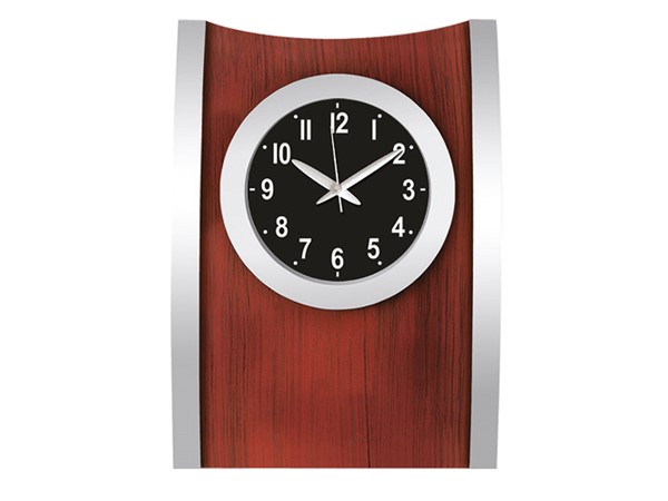 AHŞAP DESENLİ DUVAR SAATİ AHŞAP (36 CM)